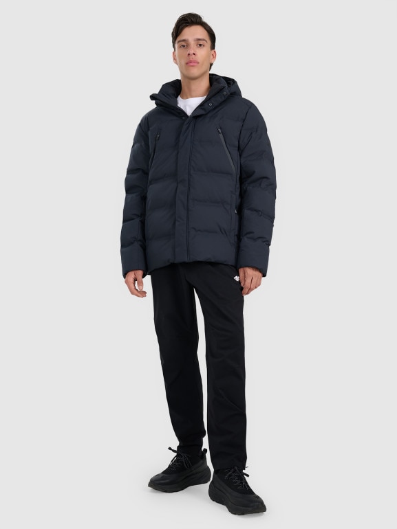 Męska kurtka puchowa 4F 4FRAW25TDJAM0797 - czarna 