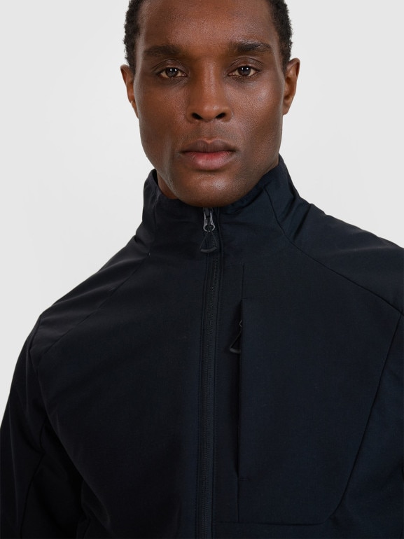 Męska kurtka puchowa 4F 4FWSS25TDJAM568 - czarna