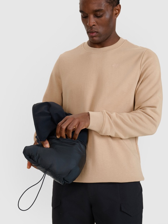 Męska kurtka puchowa 4F 4FWSS25TDJAM568 - czarna