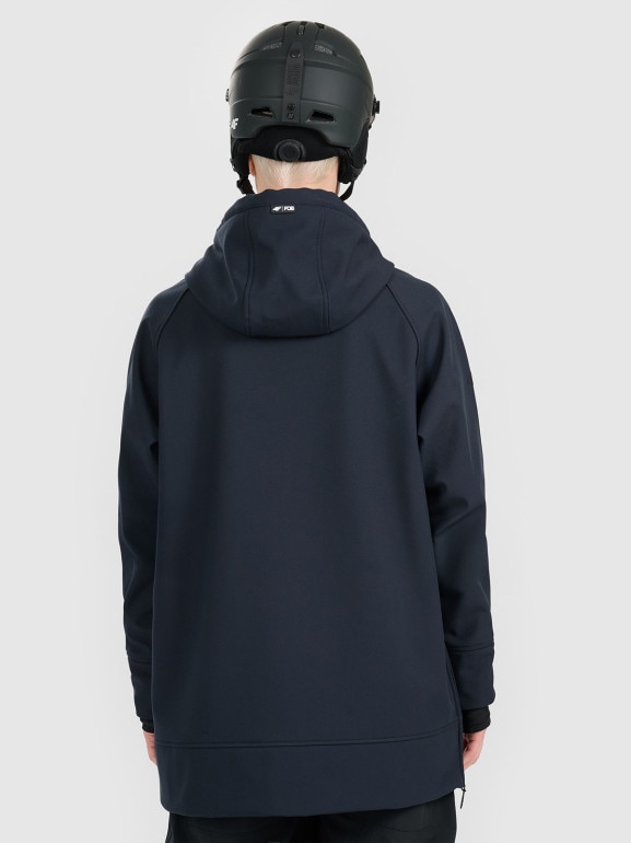 Męska kurtka snowboardowa 4F 4FRAW25TSOFM509 - czarna