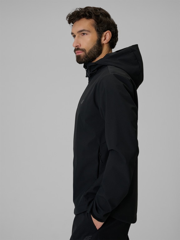 Męska kurtka softshell 4F 4FRSS26TSOFM624 - czarna