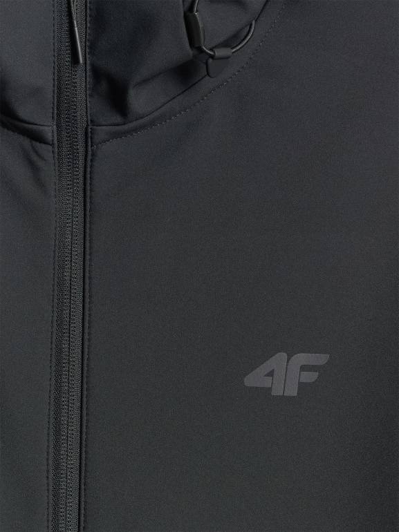 Męska kurtka softshell 4F 4FRSS26TSOFM624 - czarna