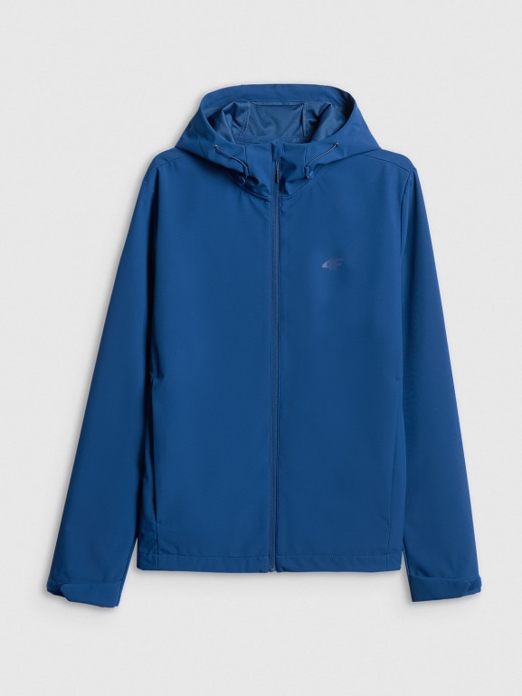 Męska kurtka softshell 4F 4FRSS26TSOFM624 - granatowa