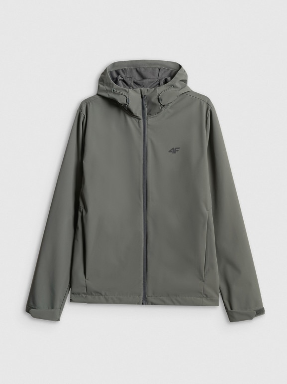 Męska kurtka softshell 4F 4FRSS26TSOFM624 - zielona