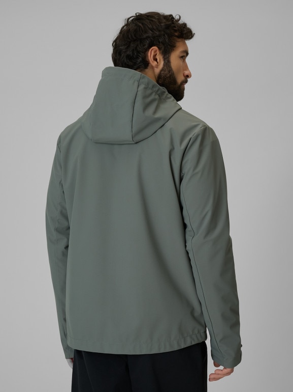 Męska kurtka softshell 4F 4FRSS26TSOFM624 - zielona