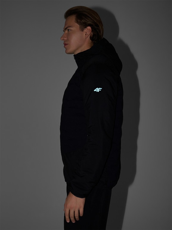 Męska kurtka trekkingowa 4F 4FWAW25TTJAM0799 - czarna