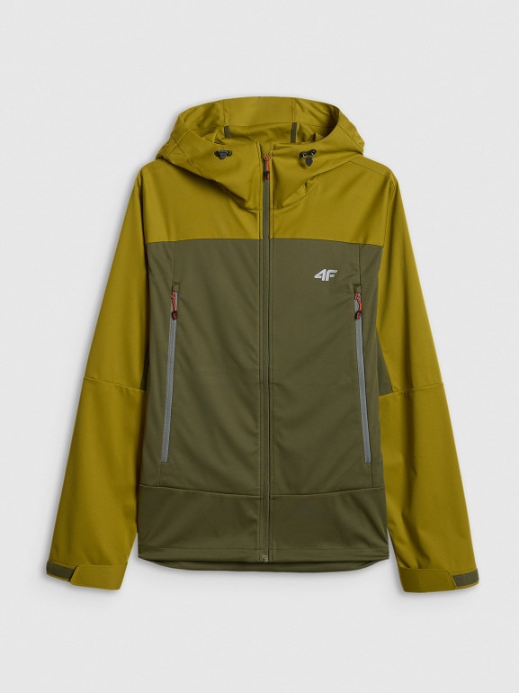 Męska kurtka trekkingowa 4F 4FWSS26TSOFM540 - khaki