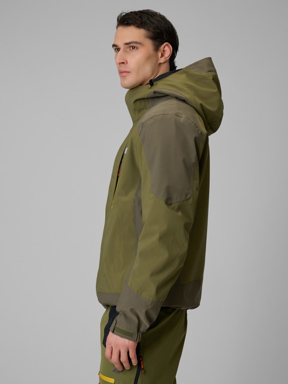 Męska kurtka trekkingowa 4F 4FWSS26TTJAM1103 - khaki