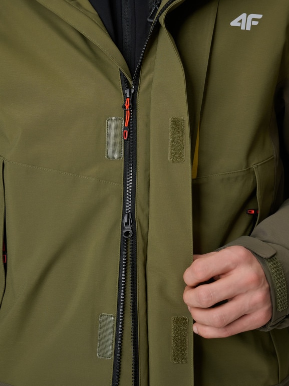 Męska kurtka trekkingowa 4F 4FWSS26TTJAM1103 - khaki