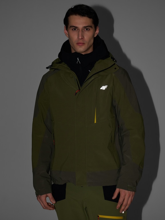 Męska kurtka trekkingowa 4F 4FWSS26TTJAM1103 - khaki