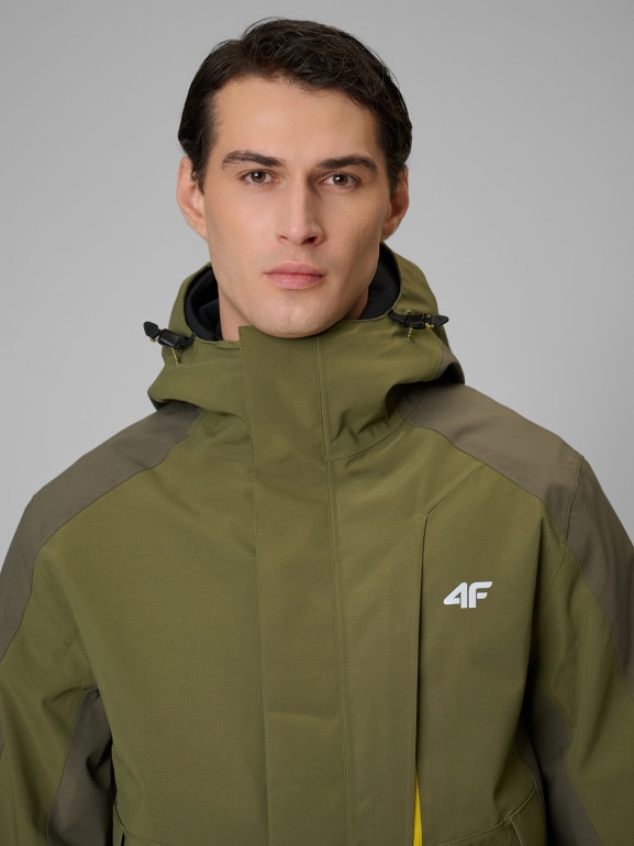 Męska kurtka trekkingowa 4F 4FWSS26TTJAM1103 - khaki