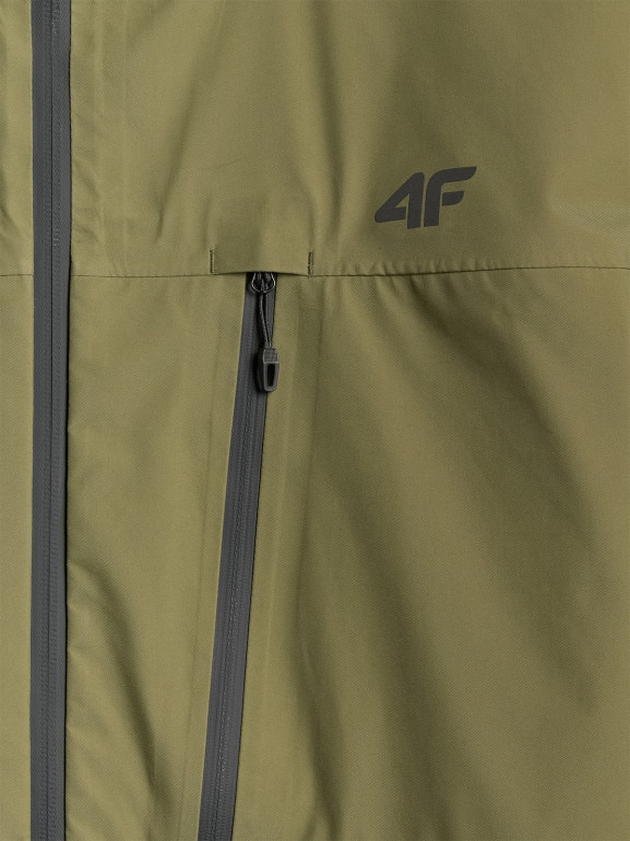 Męska kurtka trekkingowa 4F PRO 4FWSS26TTJAM1101 - khaki