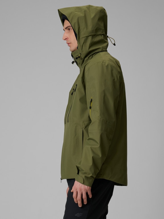 Męska kurtka trekkingowa 4F PRO 4FWSS26TTJAM1101 - khaki