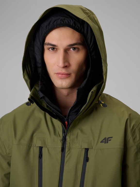 Męska kurtka trekkingowa 4F PRO 4FWSS26TTJAM1101 - khaki