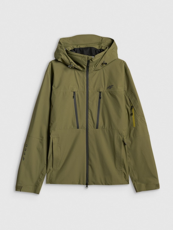 Męska kurtka trekkingowa 4F PRO 4FWSS26TTJAM1101 - khaki