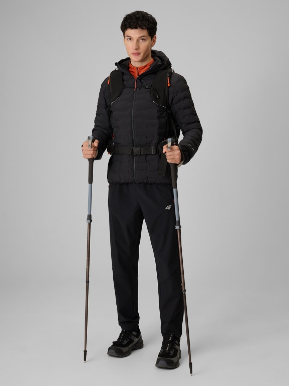 Męska kurtka trekkingowa 4F PRO 4FWSS26TTJAM1104 - czarna