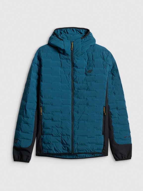 Męska kurtka trekkingowa puchowa 4F 4FRSS26TDJAM0961 - granatowa