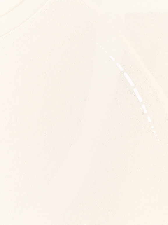 Męski longsleeve do biegania 4F 4FWAW25TFLOM413 - biały