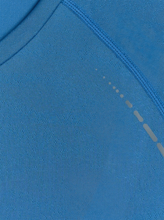 Męski longsleeve do biegania 4F 4FWAW25TFLOM413 - niebieski