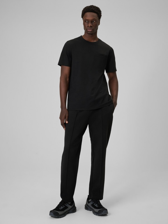 Męski t-shirt basic 4F 4FRSS26TTSHM3637 - czarny