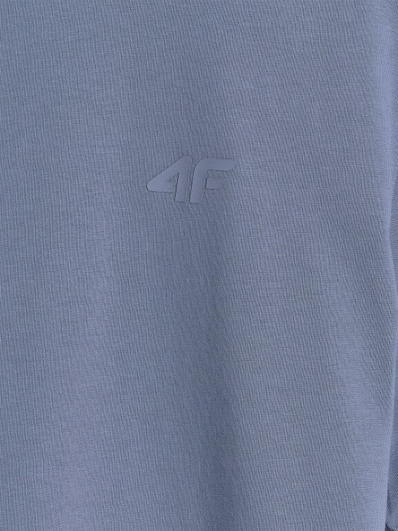 Męski t-shirt basic 4F 4FWMM00TTSHM2256 - niebieski