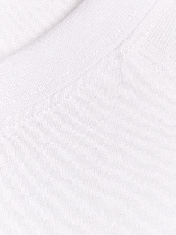 Męski t-shirt oversize 4F 4FWAW25TTSHM2360 - biały