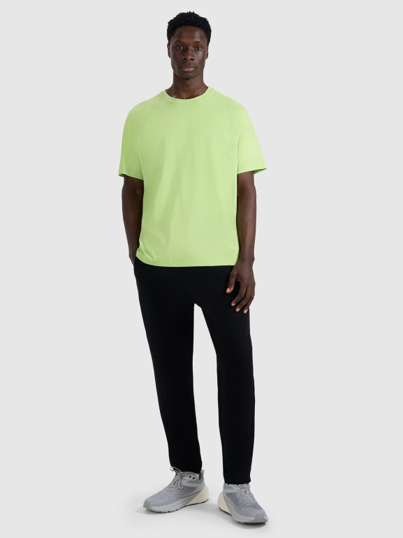 Męski t-shirt oversize 4F 4FWAW25TTSHM2360 - zielony