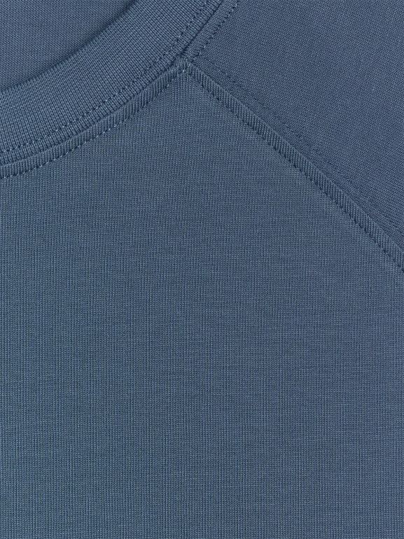 Męski t-shirt oversize 4F 4FWAW25TTSHM2360 - niebieski