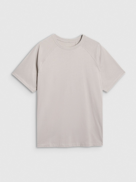 Męski t-shirt oversize 4F 4FWAW25TTSHM2360 - szary