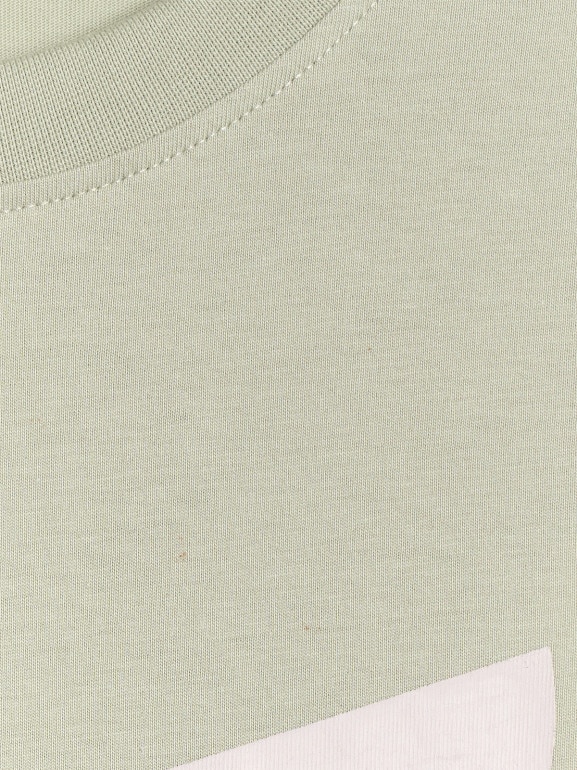 Męski t-shirt z nadrukiem 4F 4FRAW25TTSHM3223 - zielony