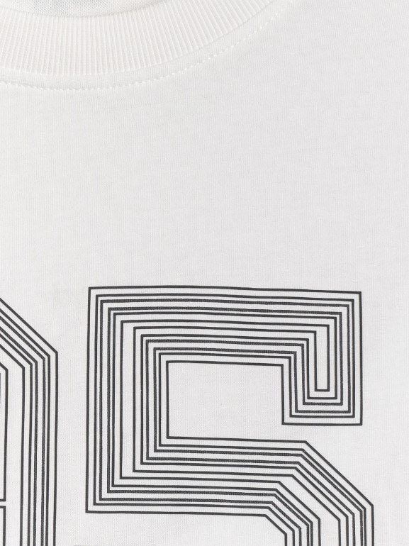 Męski t-shirt z nadrukiem 4F 4FWSS26TTSHM3327 - biały