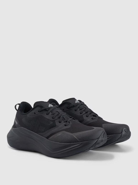 Męskie buty do biegania 4F Flow Run 1.0 4FRSS25FSPOM160 - czarne