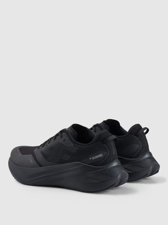 Męskie buty do biegania 4F Flow Run 1.0 4FRSS25FSPOM160 - czarne