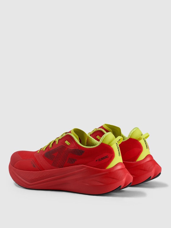Męskie buty do biegania 4F FASTRUN 1.0 4FRSS25FSPOM160 - czerwone