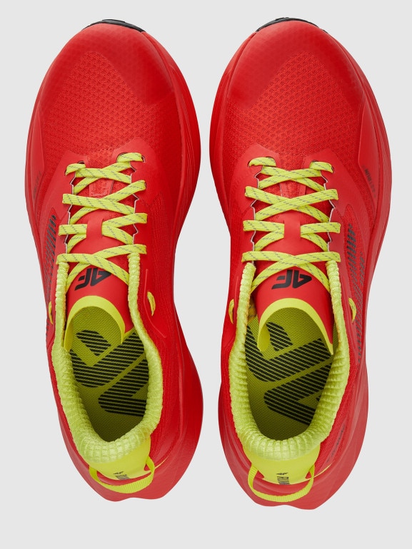 Męskie buty do biegania 4F FASTRUN 1.0 4FRSS25FSPOM160 - czerwone