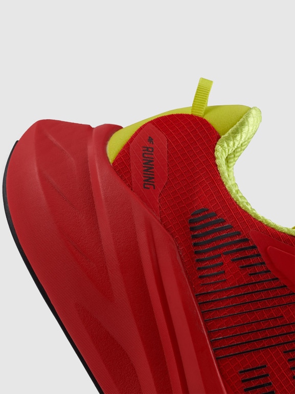 Męskie buty do biegania 4F FASTRUN 1.0 4FRSS25FSPOM160 - czerwone