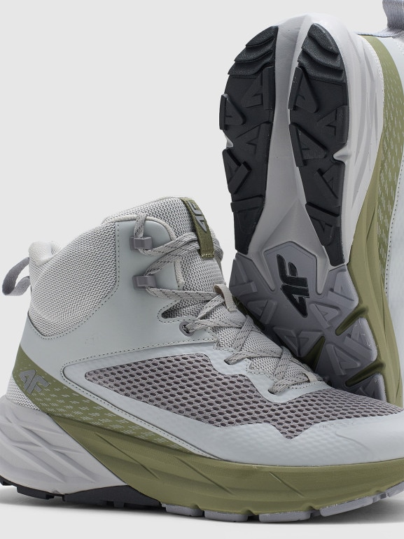 Męskie buty trekkingowe 4F 4FWMM00FOTSM038 - zielone