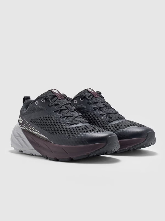 Męskie buty trekkingowe trailowe Speed Hiker 4F 4FWMM00FOTSM037 - fioletowe