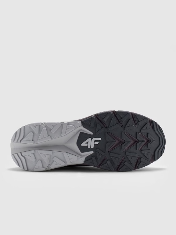 Męskie buty trekkingowe trailowe Speed Hiker 4F 4FWMM00FOTSM037 - fioletowe