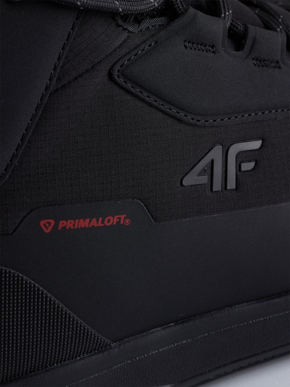 Męskie buty zimowe śniegowce 4F 4FRAW25FWINM064 - czarne
