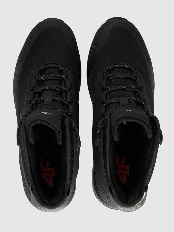 Męskie buty zimowe śniegowce 4F 4FRAW25FWINM064 - czarne