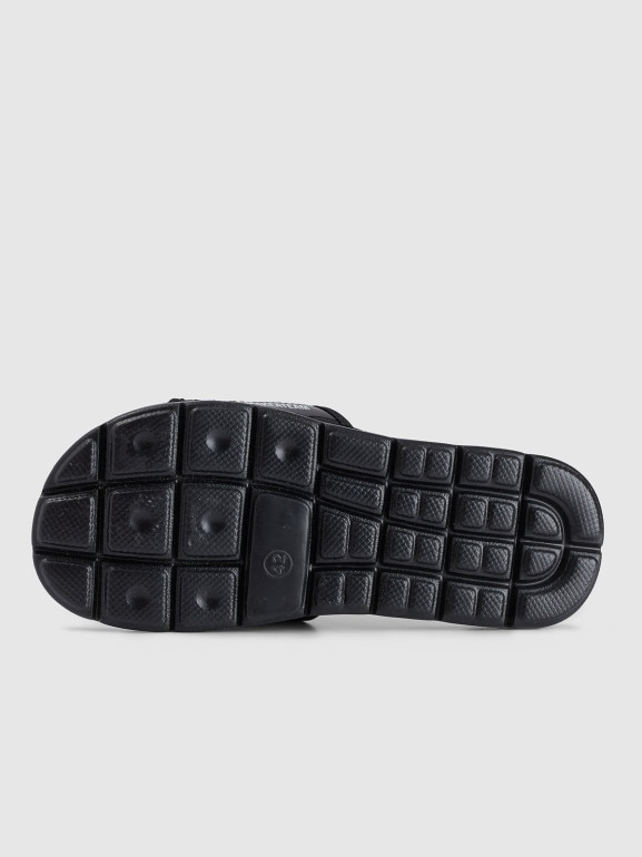 Męskie klapki 4F 4FRSS25FSLIM026 - czarne