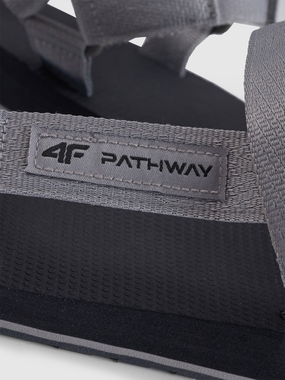 Męskie sandały 4F 4FRSS24FSANM053 - szare