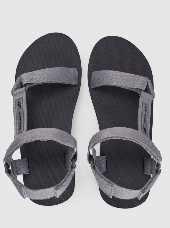 Męskie sandały 4F 4FRSS24FSANM053 - szare