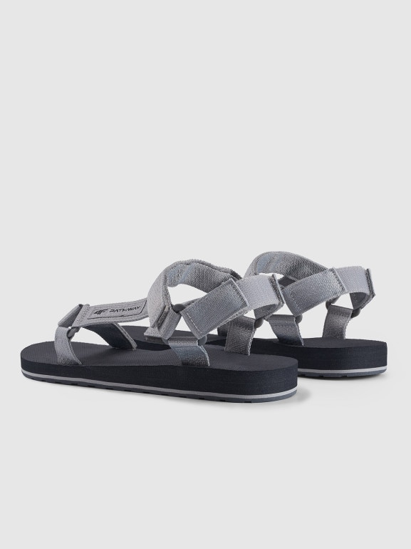 Męskie sandały 4F 4FRSS24FSANM053 - szare