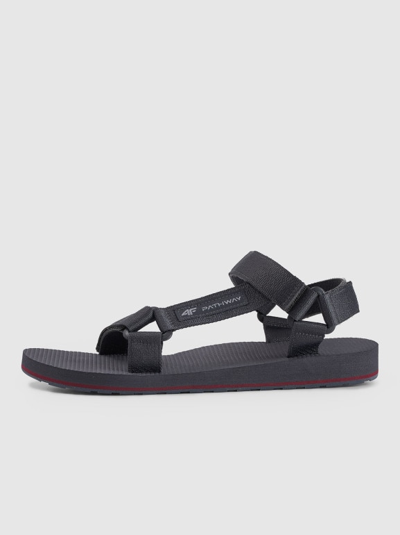 Męskie sandały 4F 4FRSS24FSANM053 - szare