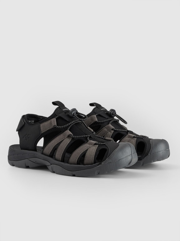 Męskie sandały 4F 4FRSS24FSANM058 - szare