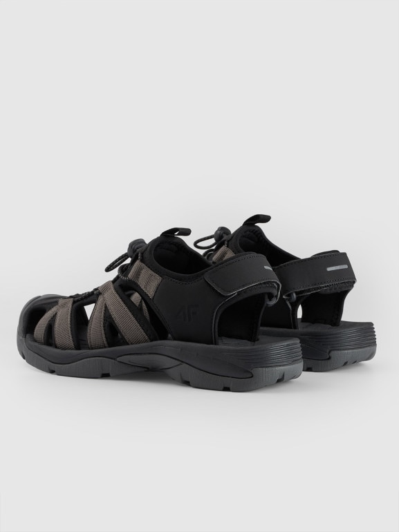 Męskie sandały 4F 4FRSS24FSANM058 - szare