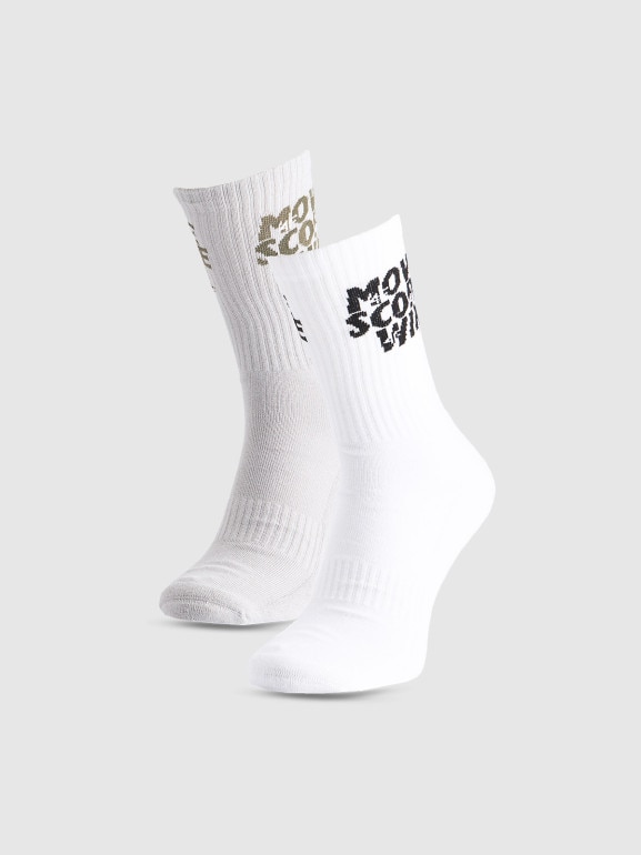 Męskie skarpetki (2-pack) 4F 4FRAW25USOCM513 - multikolor