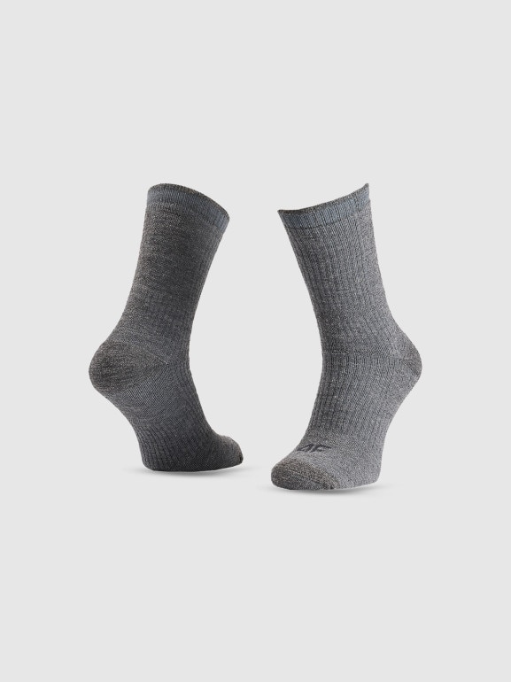 Męskie skarpetki trekkingowe 4F 4FRAW25UFSOM270 - szare